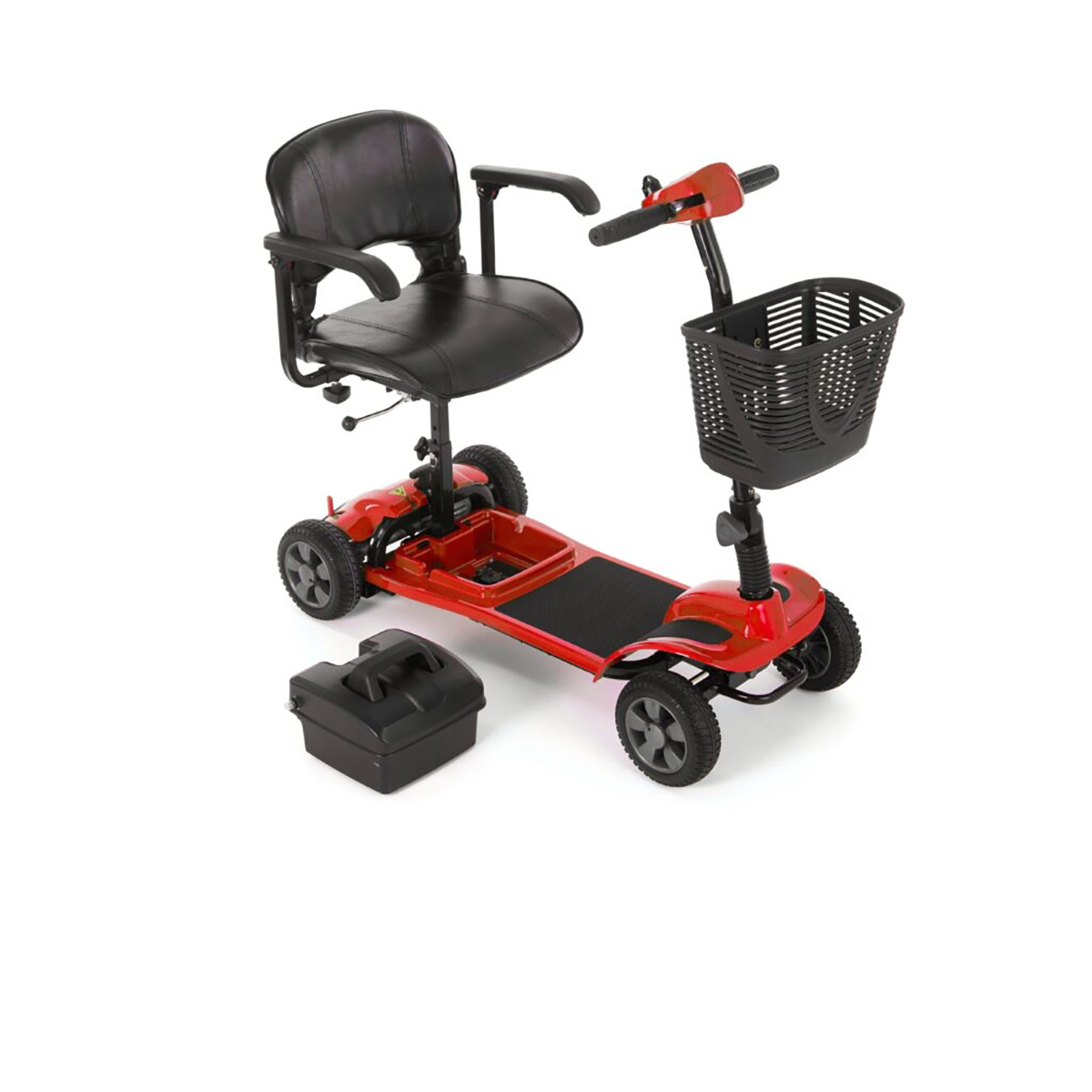 eFly lightweight Mobility Scooter shown in Red with Battery Removed.jpg